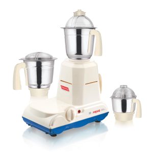 Veronica Prime 550 watt Mixer Grinder with 3 Wider mouth Stainless Steel Jar,Powerful Copper Motor, Hands Free operation